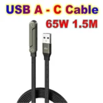 Quick Charge Flat Phone Charger Type C 240W Foldable Stand Fast Charging Kick Cable Stand Holder Cord for IPhone 17 16 Samsung - Image 8