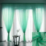 100x200cm 1PC Solid Color Sheer Curtain For Living Room Window String Curtains Bedroom Drape Panel Tulle Treatments