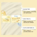 Baby Cream Face Moisturizer Soothing Fragrance Free Organic Skin Protection Children Kids Nourishing Body Lotion Baby Bum Cream - Image 3
