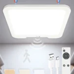 Rechargeable Dimmable Ceiling Light USB 5V 3 Colors LED Flush Mount Ultrathin Motion Sensor Ceiling Lamp Remote Control Timer