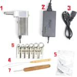 Dreadlocks Maker with 6 Head, Electric Dreadlock Machine for Loc, Mini Handheld Dreadlock Crochet Braiding Machine
