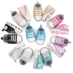 Baby Shoes High Quality Blingbling Canvas Sneaker Spring and Autumn Style Multiple Color Chioces 2024 New Baby Fashion D2479 - Image 4