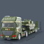1pcs Scale-carrier container engineering set vehicle excavator transport truck model inertial car education toys gift for childr - Image 6