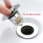 Universal Bathroom Sink Stopper Filter Kitchen Accessories Anti Clogging Basin Pop-up Sink Shower Strainer Drain Hair Catcher - Image 5