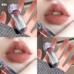 QIBEST Matte Velvet Liquid Lipstick Natural Long-Lasting Highly Pigmented Lip Mud Portable Finish Universal Lip Gloss Makeup - Image 4