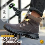 Waterproof Safety Boots Men Indestructible Steel Toe Work Boots Anti-smash Stab-resistant Safety Shoes Biker Botas Para Hombre - Image 5
