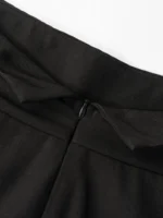 New Black Trousers Spring Summer Women Leisure Commuting High Waist Suit Wide - Image 6