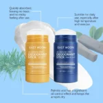 East Moon Men Sandalwood Deodorant Stick Anti Sweating Keep Drying Lasting Fragrance Remove Armpit Odor Underarm Refresh Sticks - Image 2