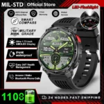2026 New 1100mah AMOLED Smart Watch Men 170+Sport Fitness LED Flashlight IP69 Waterproof Bluetooth call GPS track Smartwatch iOS - Image 9