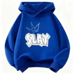 2026 Fashion Simple Letter Cartoon Printed Autumn/Winter Children's Sports Comfortable Hoodie - Image 2