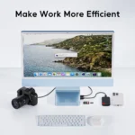 PULWTOP USB C HUB for iMac 24 inch 2021/2023/2024, iMac Hub with USB C/A 10Gbps, SD/TF, Support Expand M.2 SSD (NOT Included) - Image 6