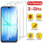 Tempered Glass For Samsung A16 A17 A26 A27 A36 A37 A56 A57 Screen Protector Galaxy A55 A35 A15 A25 A24 Film A51 A52 A53 A54