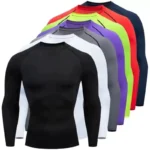 Compression Running Top Men Long Sleeve Shirt For Male Gym Clothing Quick Dry Sportswear Fitness Tee Training Workout Muscle Top - Image 6