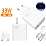 33W USB Charger Quick Charge Mobile Phone Power Adapter