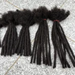 6-20inch 0.6cm Regular Loc Extension Human Hair 50 Strands Full Handmade 100% Human Hair Loc Dreadlock Extension for Men Women - Image 4