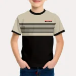 Kids Boys Clothes Simple Paris Letter Print Short Sleeve T Shirt Children Boys 2 to 9 Years Casual Comfortable Tees Children Top - Image 6