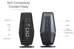 SZBOX S88 AMD Ryzen 7 8845HS Mini PC 2*DDR5 2*M.2 2280 SSD Windows 11 WIFI6E BT5.3 2*2.5G Lan USBC Desk Mini PC Gaming Computer