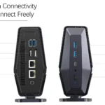 SZBOX S88 AMD Ryzen 7 8845HS Mini PC 2*DDR5 2*M.2 2280 SSD Windows 11 WIFI6E BT5.3 2*2.5G Lan USBC Desk Mini PC Gaming Computer