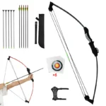 Bow and Arrow for Beginner Archery Set Shooting Practice Compound Bow for Backyard and Outdoor Archery Gifts