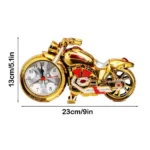 Motorcycle Shape Alarm Clock for Kids – Fun Bedside Wake Up Clock, Loud Ringing for Heavy Sleepers, Cool Desk Decor for Boys