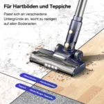 YISORA Corded Vacuum Cleaner, 600W 23KPa Stick Vacuum, Free-Stand 6 in 1 Handheld Vacuum Cleaner for Hard Floor Carpet - Image 4