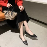 Women Fashion Pointed Toe Slip on Shoes Summer Woman Loafers Comfortable Ladies Yellow Boat Shoes Autumn Flats Zapatos Mujer - Image 3