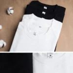 2PCS 100% Cotton Solid T Shirts Men's and Women's Short Sleeve - Image 6