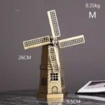 Metal Building 3d Model Statue World Renowned Landmark Buildings Liberty Home Decoration Building Creative Sculpture Model