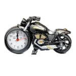 Motorcycle Shape Alarm Clock for Kids – Fun Bedside Wake Up Clock, Loud Ringing for Heavy Sleepers, Cool Desk Decor for Boys