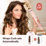Bopcal 5 In 1 Hair Dryer Hot Air Comb Electric Hair Curling Iron 1200W High Speed Blower Multifunctional Styling Tools Hairdryer - Image 3