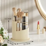 Makeup Brush Holder 360° Rotating Desktop Makeup Organizer Lipstick Eyebrow Pencil Containe - Image 9