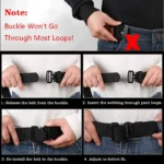 Best Men’s Tactical Belt Versatile Outdoor Hunting Canvas Belt Golf Combat Survival High Quality Canvas Nylon Sport Belt for Man