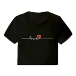 Casual Crop Tops 2000s Y2k Print Women Tee Shirt Harajuku