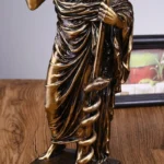 God Zeus Resin Sculpture Greek Mythical Ornament Resin Art Crafts Desktop Ornament Home Accessories