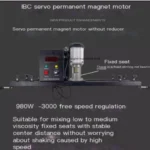 Servo Electric IBC Bucket Mixer Coating Glue Resin Laundry Detergent Mixing and Stirring Machine Low noise and adjustable speed