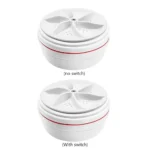 Portable USB Powered Ultrasonic Turbo Washer Deep Waterproof Mini Washing Machine Dirt Removing Laundry Device for Underwear Soc