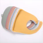 1/2pcs Food Grade Silicone Baby Eating Bibs Easy to Clean Baby Bibs Drool Towels Waterproof Children Silicone Drool Bibs - Image 4
