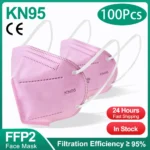 10-200Pcs FFP2 Masks kn95 Mascarillas KN95 Face Mask Filter 5Layers mascarillas quirurgicas homologadas Reusable Black FFP2 Mask