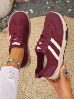 Spring and Summer Women’s Casual Sneakers, Comfortable, Soft, Breathable, and Versatile in Colo