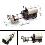 Creative Moc Medieval Military Carriage Model Western Carriage Transport Horse Building Blocks DIY Assembly Toy Birthday Gift