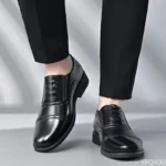 Large Size Fashionable Men’s Daily Comfortable Business Office Formal Shoes Low Cut Round Toe Multifunctional Men’s Wedding Shoe