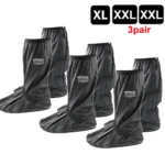 Reusable Motorcycle Scooter Dirt Bike Rain Shoes Cover Non-Slip Boot Covers Unisex Bicycle Shoes Protectors  For Rainy Snowy Day - Image 21