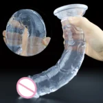 Cheap 6 Sizes Realistic Big Jelly Dildo Women Erotic Anal Sex Toys Gay Soft Clitoris Vaginal