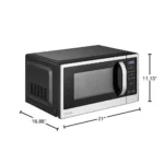 21 In. 1.1 Cu. Ft. 1000-Watt Countertop Microwave Oven in Fingerprint Resistant - Image 6