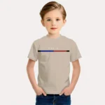 Kids Boys Clothes Simple Paris Letter Print Short Sleeve T Shirt Children Boys 2 to 9 Years Casual Comfortable Tees Children Top - Image 2