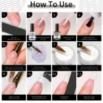 NOCIS 15Ml/Professional Nail Prep Set/Dehydrator & Acid-Free Primer for Acrylic & Gel Polish/Durable, Chip-Resistant Manicure