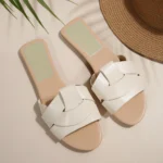 Luxury Designer Women's Flat Slippers Woven Comfortable Women's Shoes Casual Bottom Slippers 2025 New Summer Sandalias Mujer - Image 9