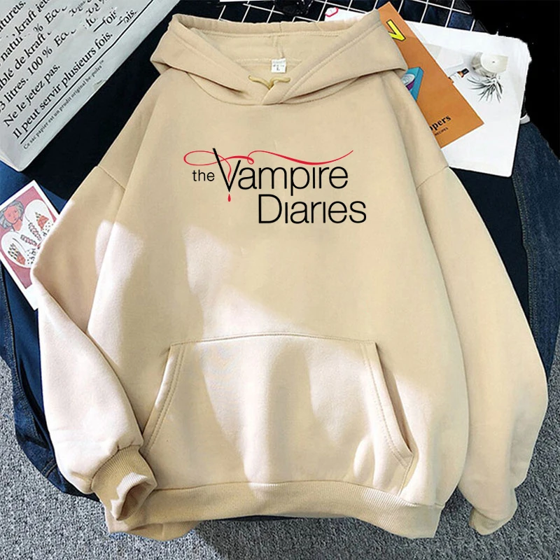 S9283603c343948c2b57eb73bd24bf0b5N.webp New The Vampire Diaries Print Hoodie - Image 1