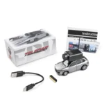 1:64 FPV RC Car with 720P HD Camera, 2.4G WiFi APP Control, Full Proportional Steering & Throttle, Gyro Stabilizer, Silver Gray - Image 5