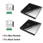 Diese 86 Wireless Touch Light Switch 433MHz Remote Transmitter, AC 110V~250V 10A Relay Receiver Interruptor for home improvement - Image 12
